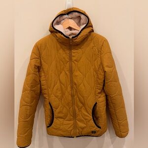 Rip Curl Anti Series Quilted Hooded Jacket‎ Sherpa Lined Medium